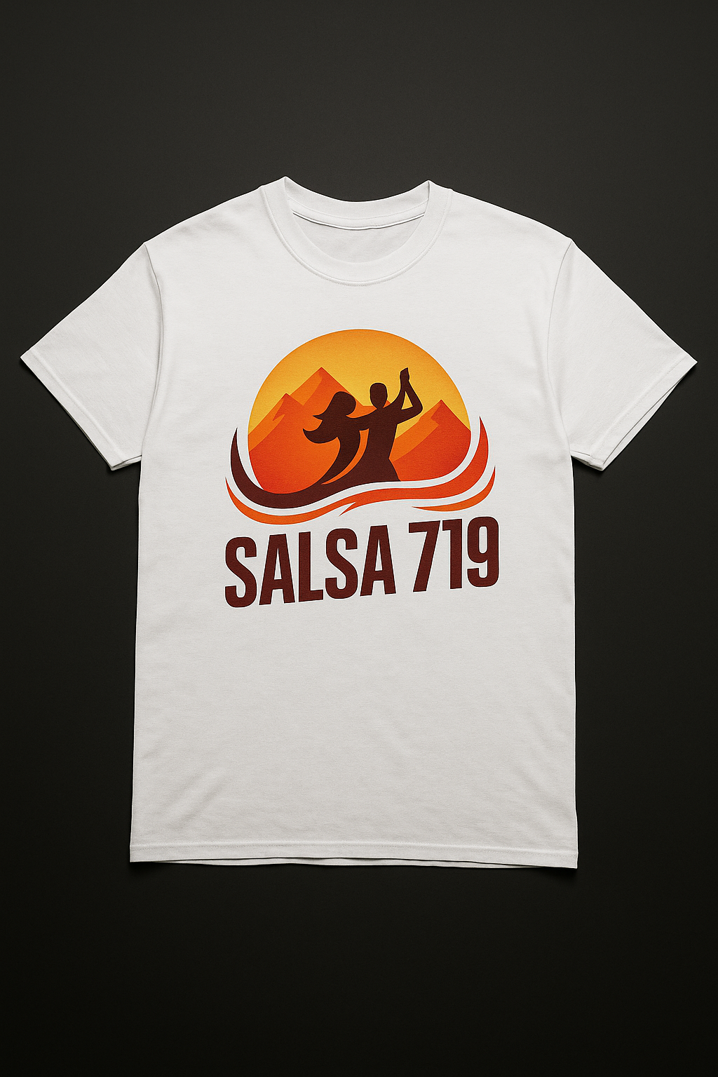 White Salsa 719 Dance Logo Shirt